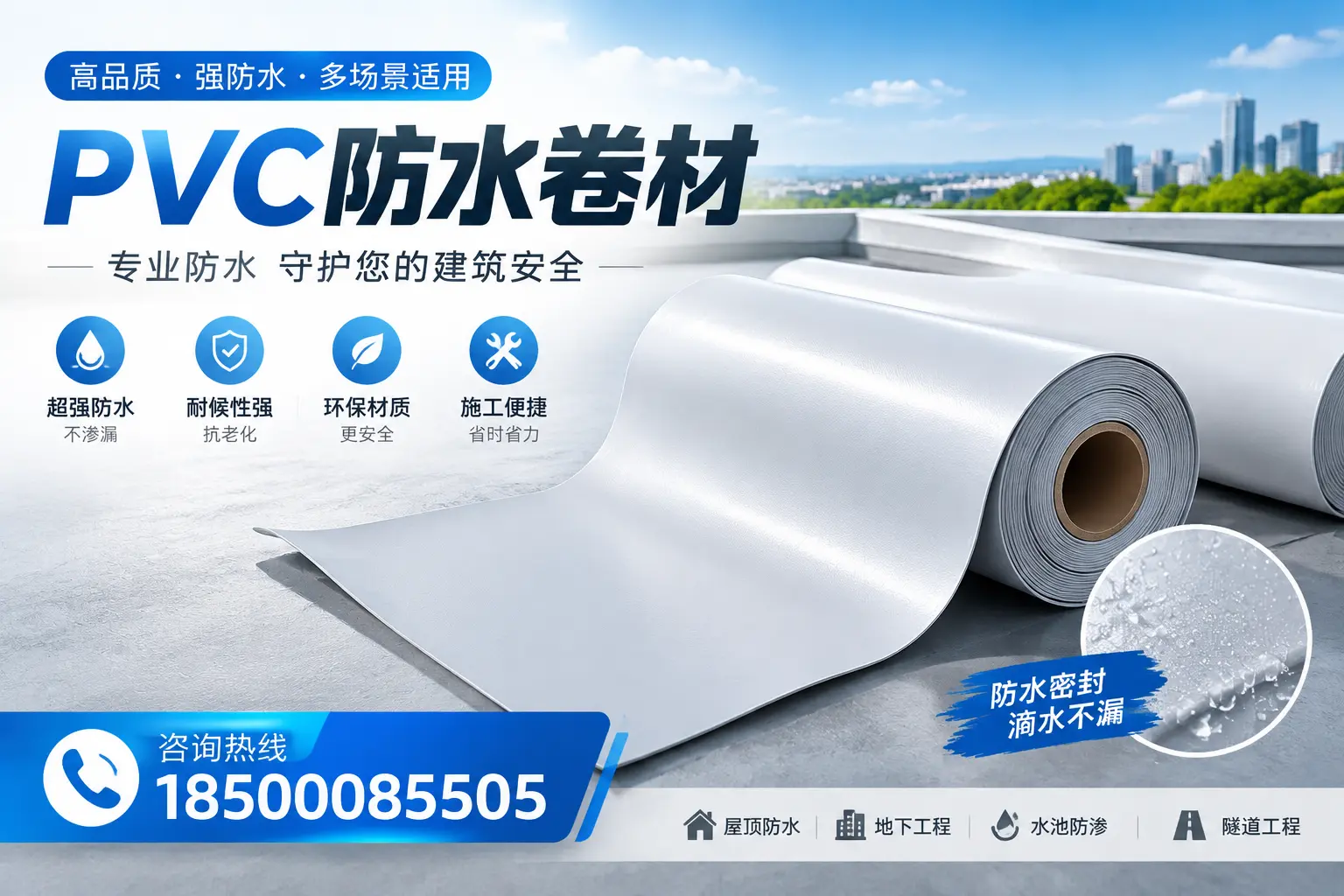 PVC防水卷材的市场竞争分析,安康品牌选择参考