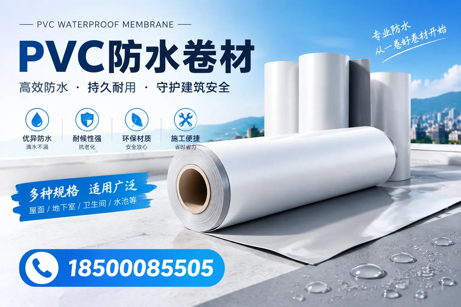 如何选择适合的PVC防水卷材？专家为您解答安康的需求